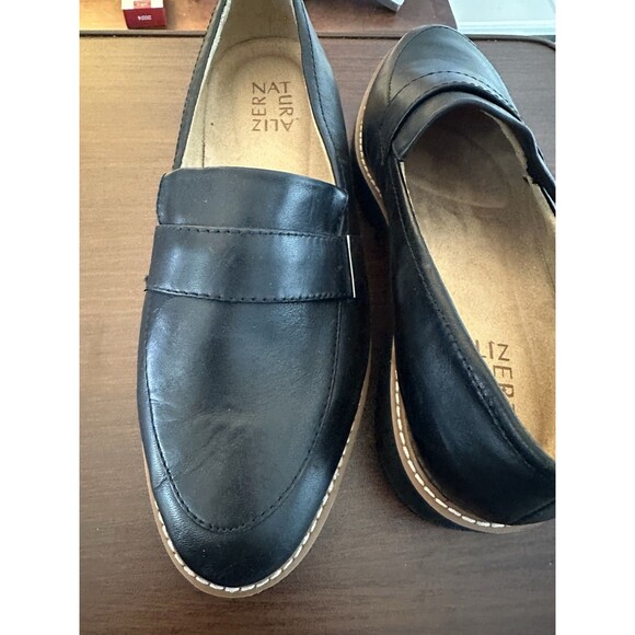 Naturalizer Adiline Women's Loafers 8.5 Wide Black - EUC - Picture 13 of 16